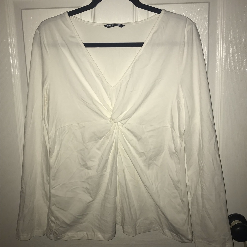 Maternity low cut top